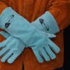 guantes de soldadura extralargos