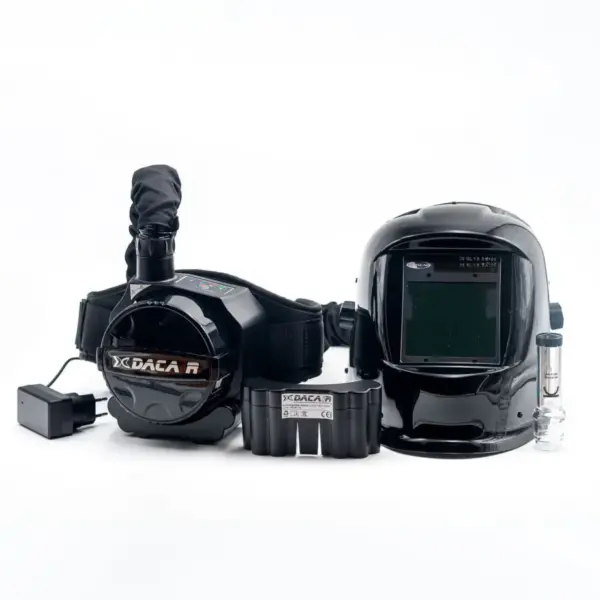 Motoventilador DACAiR + careta de soldar WH02 Grand con filtro electrónico V958I Plus