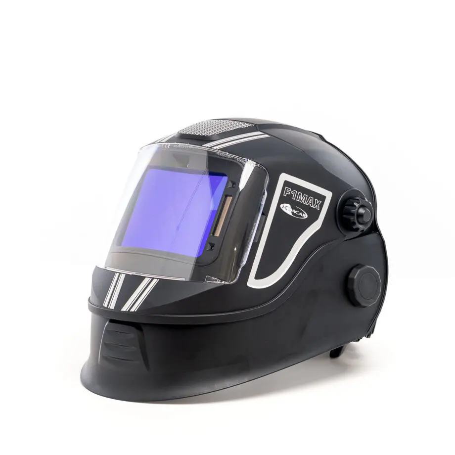Welding helmet F1 MAX 1 Careta de soldar F1 MAXI lado