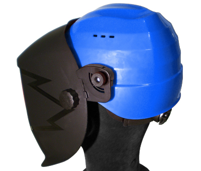 ▷ Masque à souder DC-2 avec filtre électronique El Paso V913E + casque de  chantier