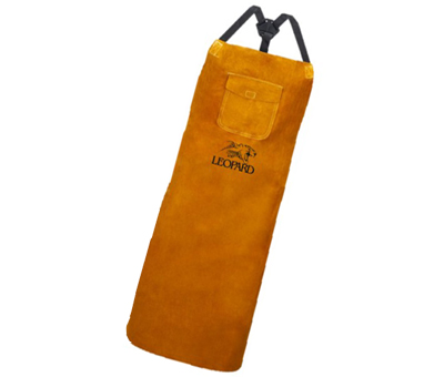 Comfort gold leather apron